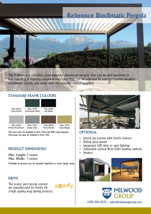 rigorously,additive the reference the bioclimatic pergolas have been rigorously wind