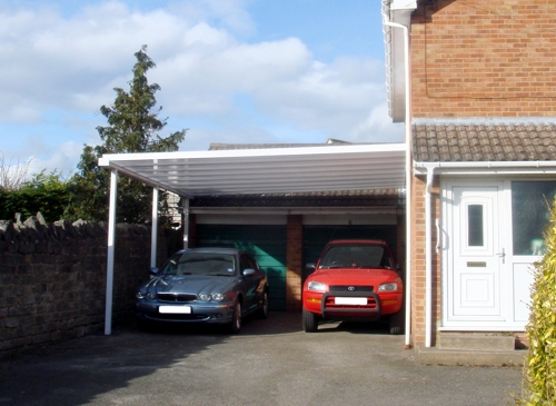 The Simplicity 35 Wall Mounted Carport