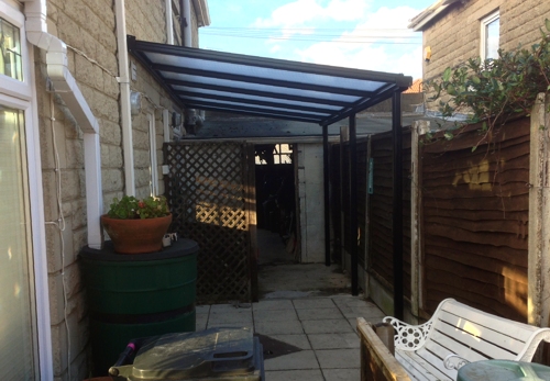 Simplicity 16 Aluminium Carport Installed at a Domestic Property in Swindon, Wiltshire