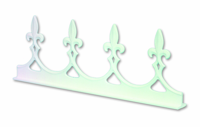 Fleur de lys roof crest