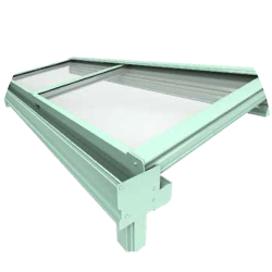 Simplicity-6-Option-Circle Contemporary Glass Room Kits