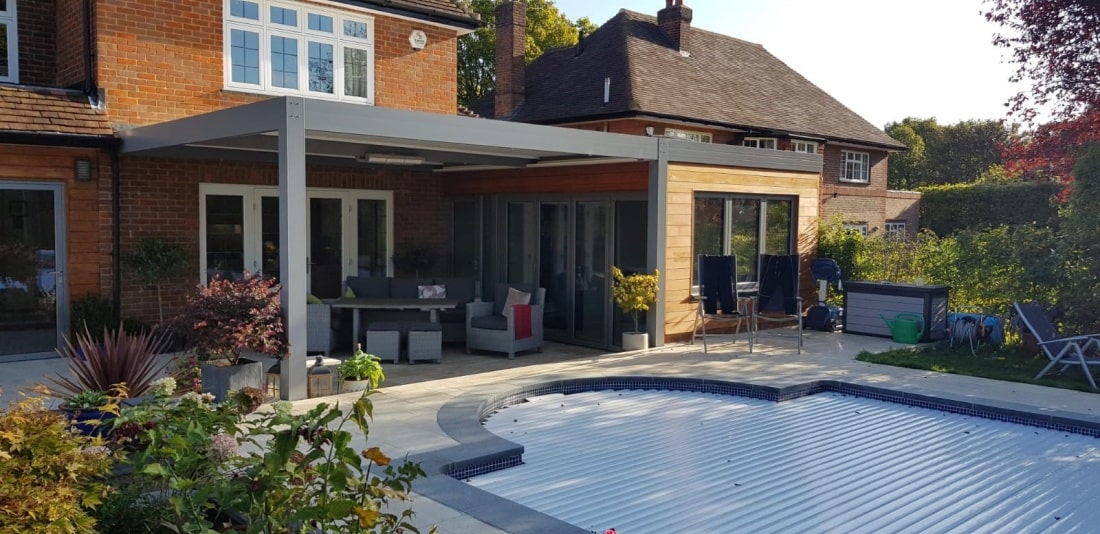 Bioclimatic Pergola Garden Patio Little Chalfont Hertfordshire