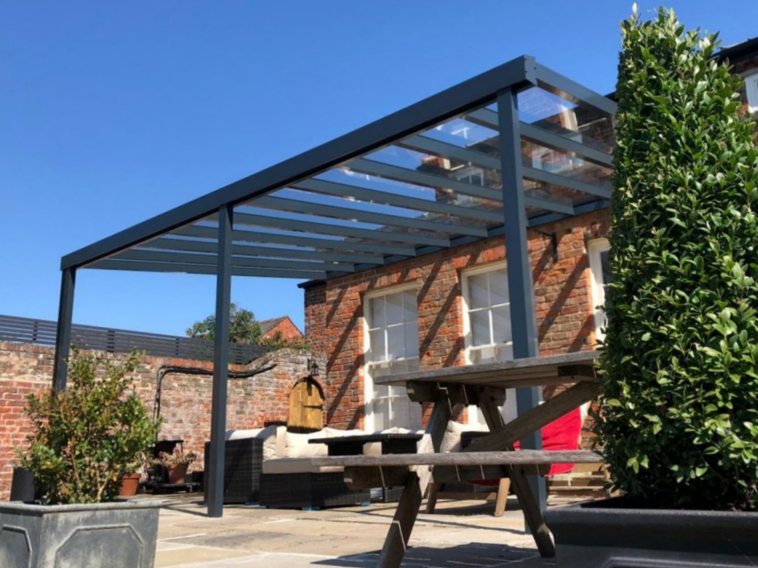 Glass Veranda Anthracite Grey East Coast Canopies Lincolnshire Glass Veranda Anthracite Grey East Coast Canopies Lincolnshire