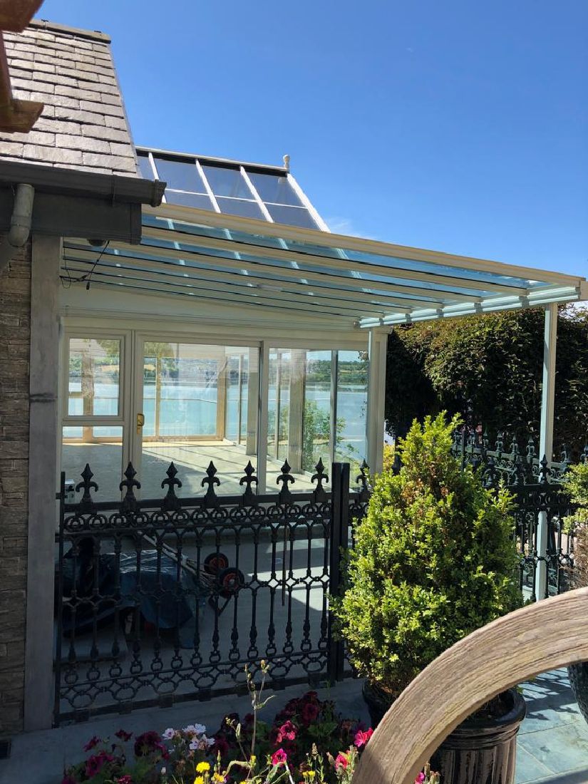 Glass Veranda Tinted Glass Roofit Ireland