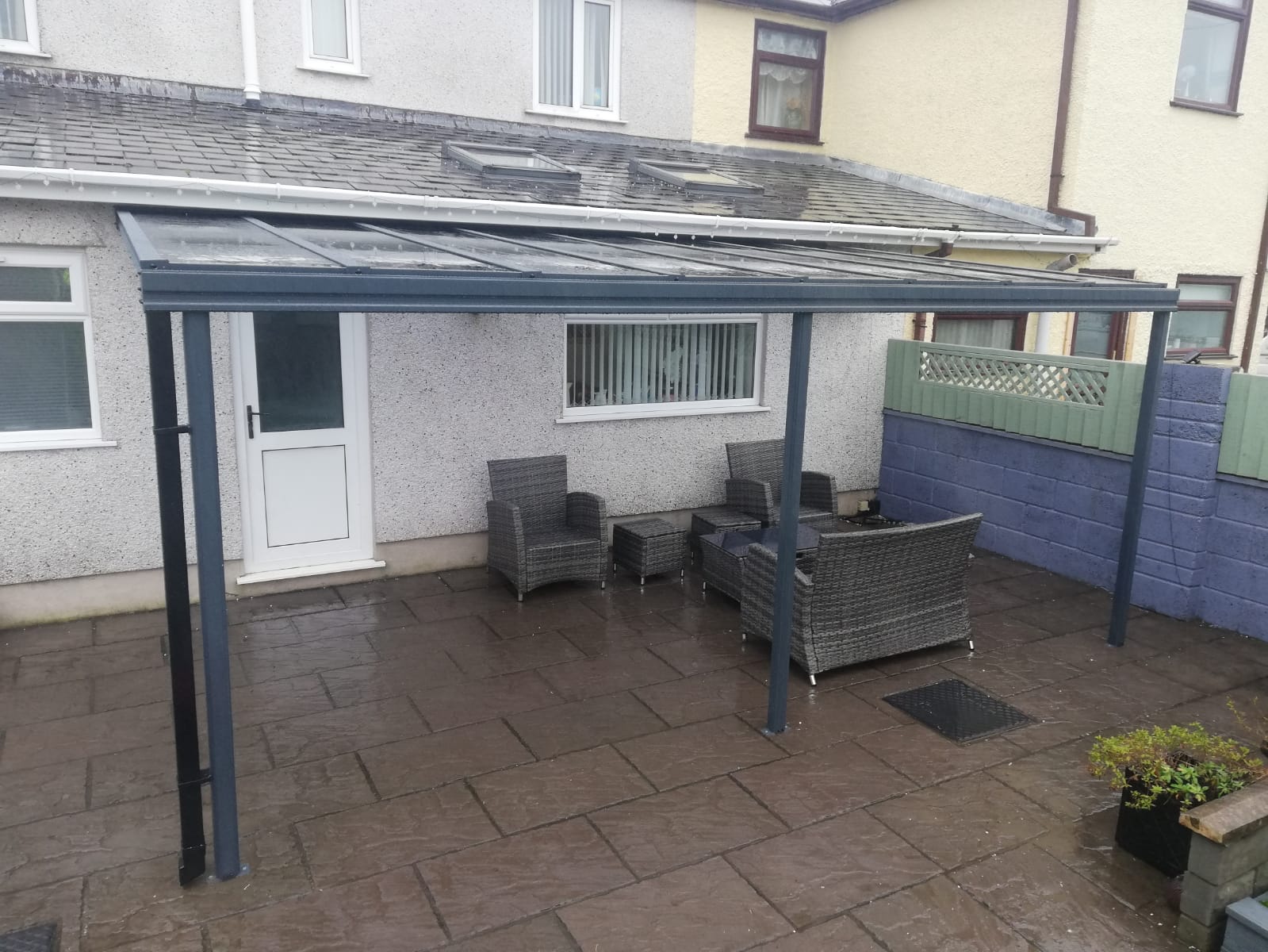 Veranda Installed in Wales, Glynneath