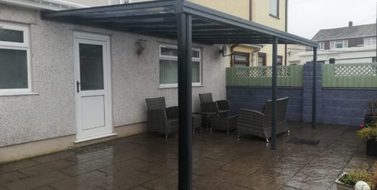 Veranda Installed in Wales, Glynneath