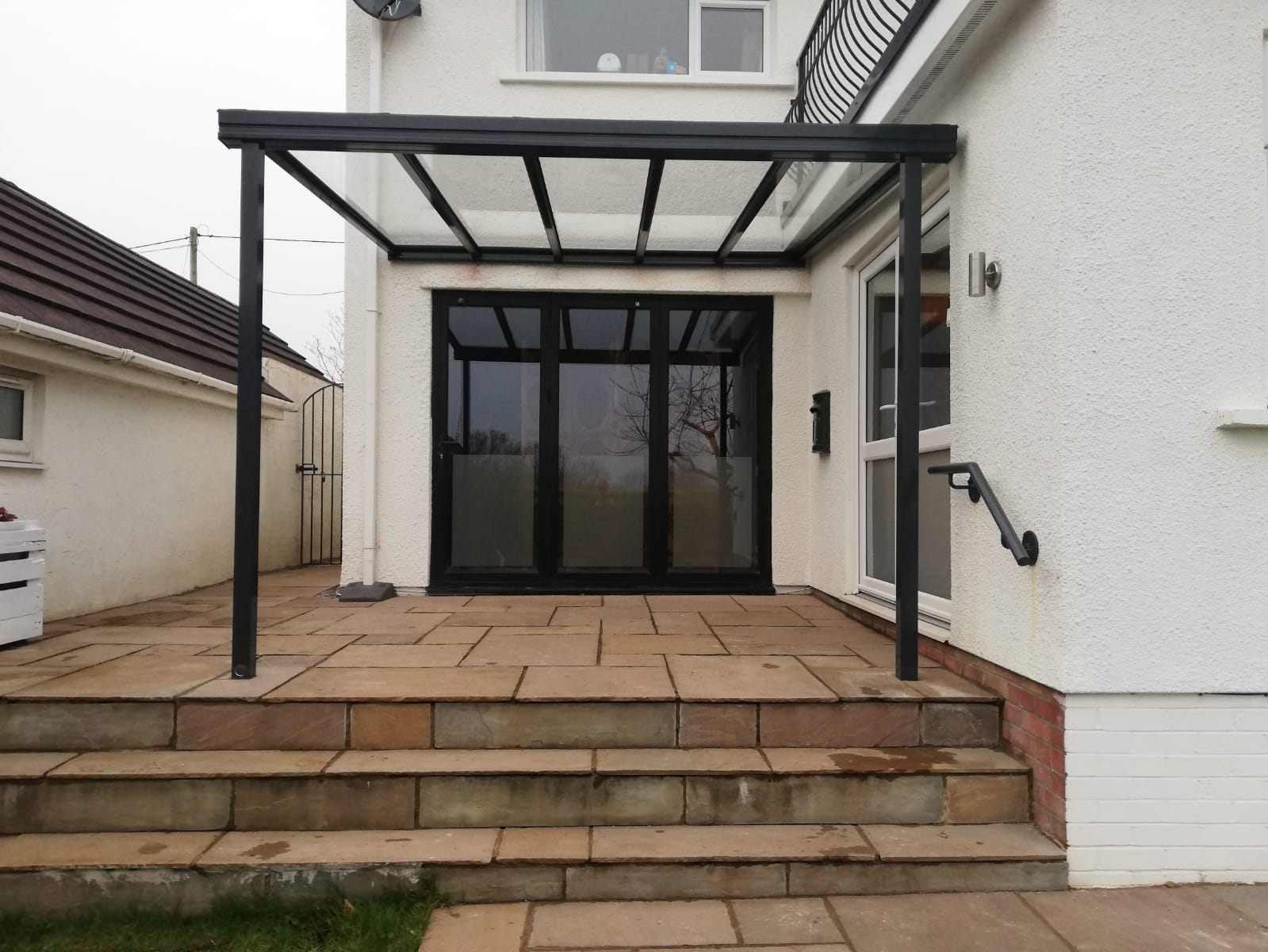 Veranda Installed in Wales by SouthwalesCCV