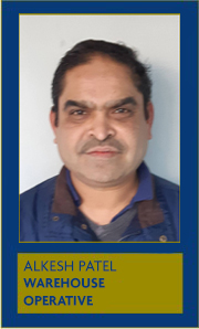 Alkesh Patel Warehouse Operative