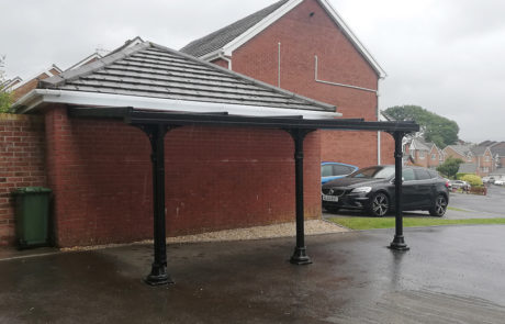 Milwood Veranda Installation Aberdare Wales Simplicity 35