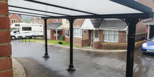 Milwood Veranda Installation Aberdare Wales Simplicity 35