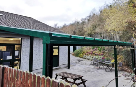 Milwood Group College School Veranda Install Ireland