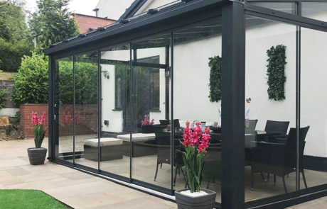 Veranda Glass Room Installation Bramhall Stockport Alfresco Contemporary