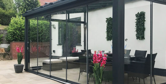 Veranda Glass Room Installation Bramhall Stockport Alfresco Contemporary