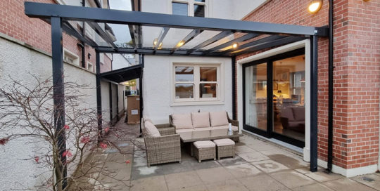 Milwood Veranda Installation Dublin Ireland Sim Xtra Roofit Jan 2022