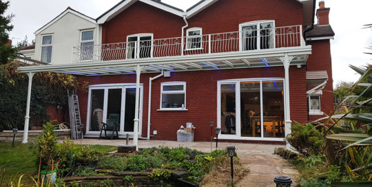 Milwood Group Veranda Installation Southport Simplicity 6 Extra Wide Span