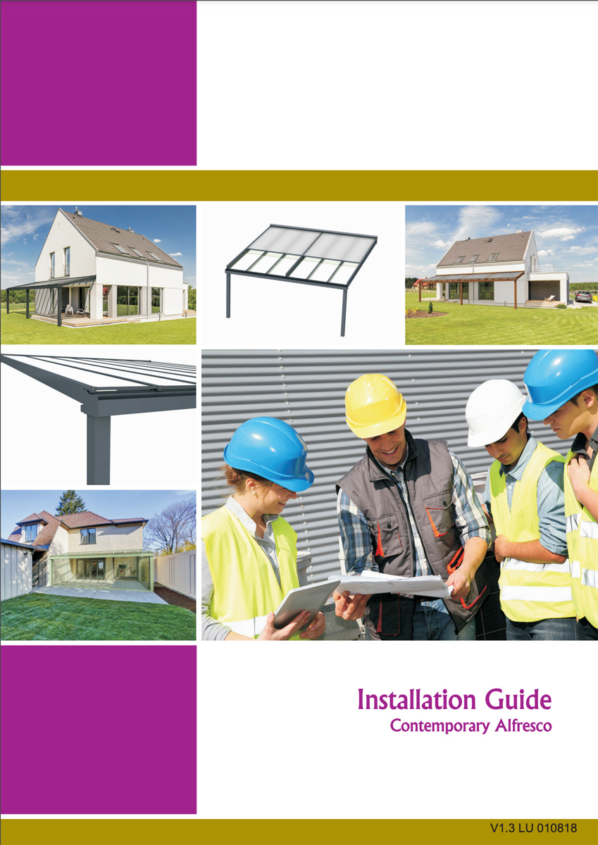 Milwood group Contemporary Alfresco Installation Guide
