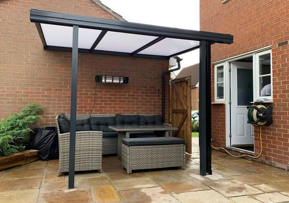 Romford Veranda Install Simplicity 16 Essex Anthracite Grey