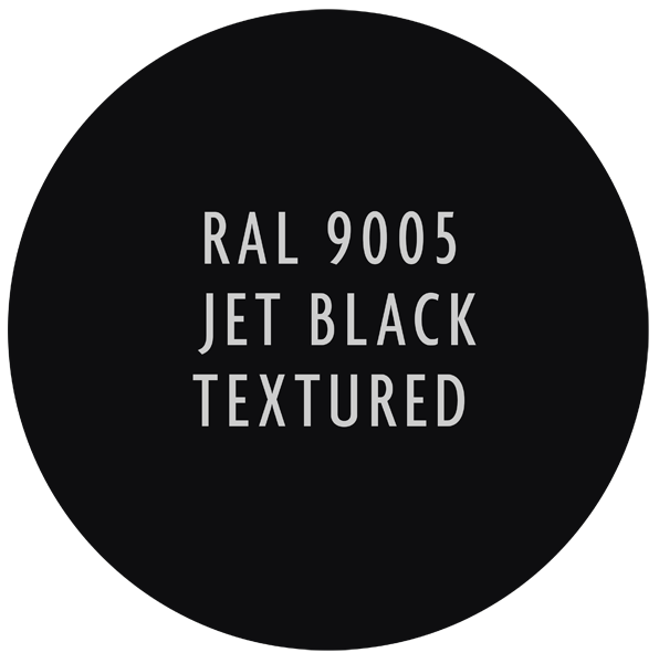 RAL 9005 Jet Black Textured