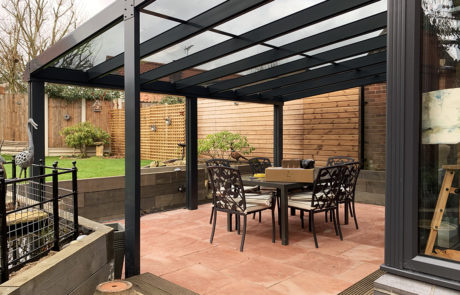Milwood Group Alfresco Contemporary Veranda Installation Gressenhall Norfolk