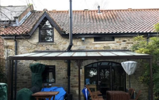 Milwood Group Gibson Canopies Installation Yorkshire Veranda