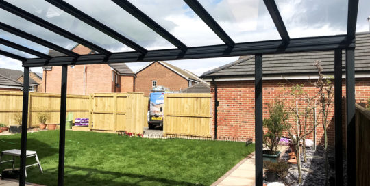 Milwood Group Gibson Canopies Installation Yorkshire Veranda