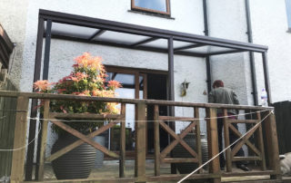 Milwood Group Gibson Canopies Installation Yorkshire Veranda
