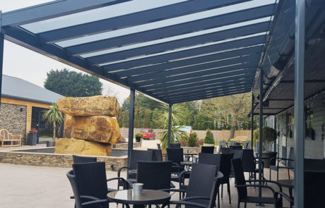 Milwood Group Gibson Canopies Installation Yorkshire Veranda