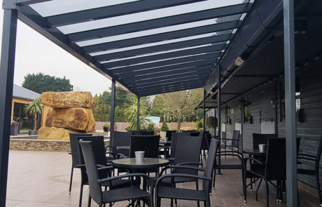 Milwood Group Gibson Canopies Installation Yorkshire Veranda