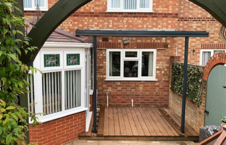 Practical Canopy Installation Bromsgrove New Trade Partner Greener Glazing