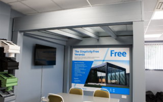 Milwood Group New Free Standing System Simplicity Free Showroom