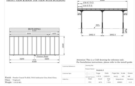 Milwood Group Simplicity 6 Installation With Victorian Upgrade By Getty Glass In Northern Ireland CAD Drawing