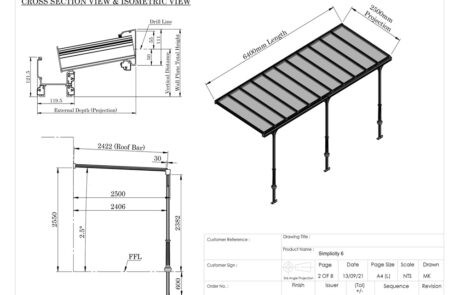 Milwood Group Simplicity 6 Installation With Victorian Upgrade By Getty Glass In Northern Ireland CAD Drawing