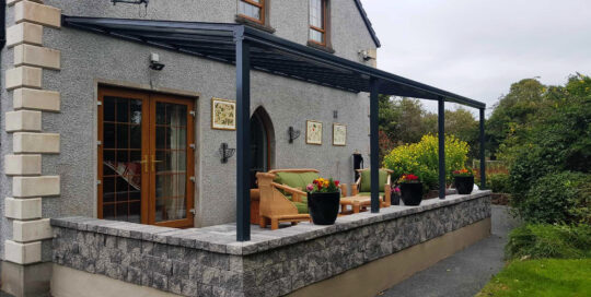 Milwood Group Simplicity 6 Veranda Installation Getty Glass Warrington