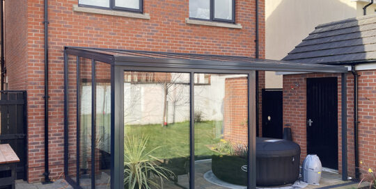 Beautiful Simplicity 6 Side Fixed Panel Installation Northern Ireland, installed by our Trade Partner Getty Glass
