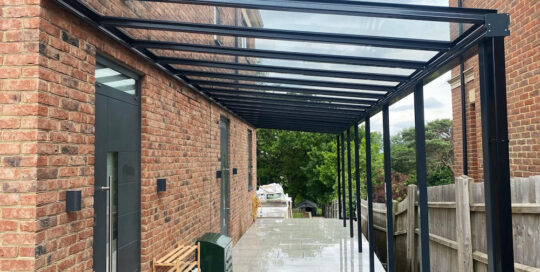 Glass Carport in Chigwell Essex