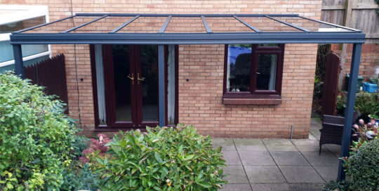 Milwood Group Supply Simplicity 6 Veranda In Llanfoist Wales Installed By Greenspace Living