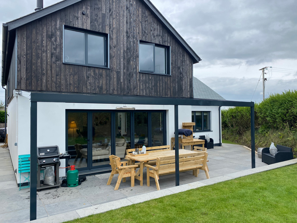 veranda-canopy-simplicity xtra-glass roof-anthracite grey-st agnes-cornwall