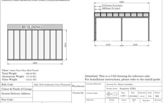 Essex verandas - Cm11 2tf- Simplicity Xtra ( 5.2x 2.912m)