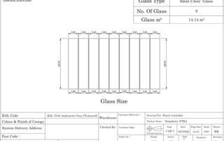 Essex verandas - Cm11 2tf- Simplicity Xtra ( 5.2x 2.912m)