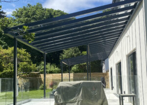 veranda canopy simplicity xtra-glass roof anthracite grey ral7016 perranporth cornwall