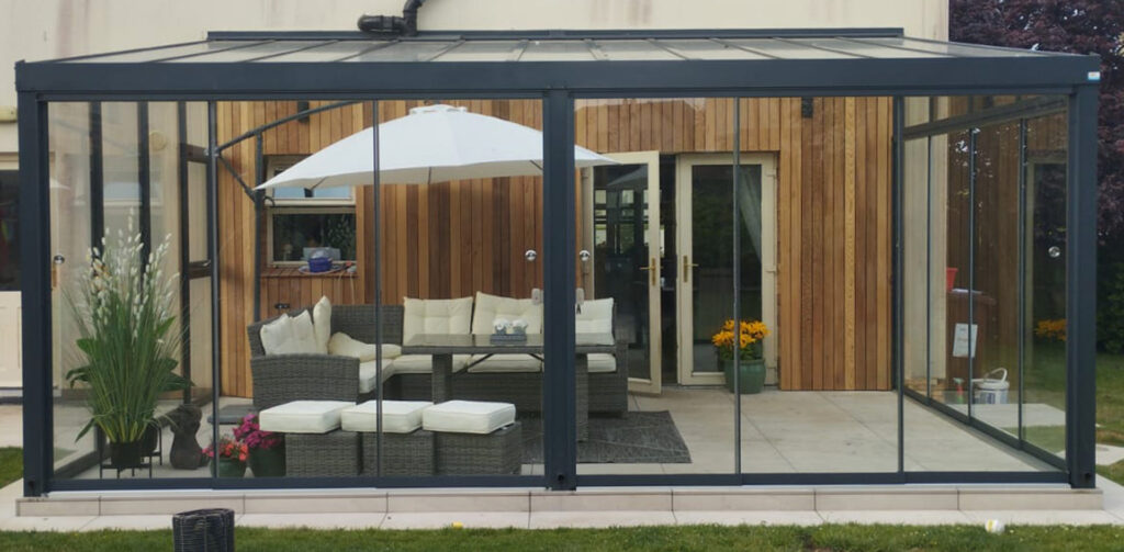 Stylish Glass Room Glass Sliding Doors Gaine Co Kildare Ireland Roofit